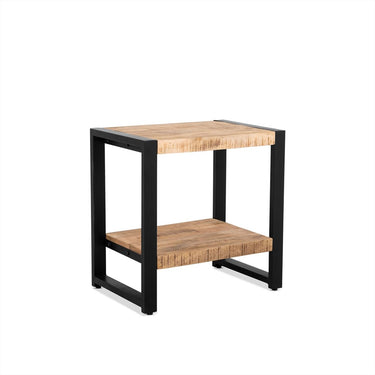 Bijzettafel Britt mangohout 60 cm