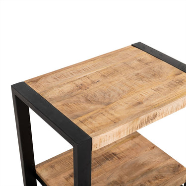 Bijzettafel Britt mangohout 60 cm