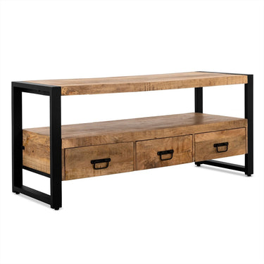 TV-meubel Britt mangohout met staal 150 cm