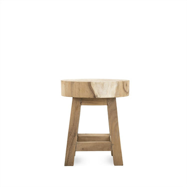 Suar krukje natuurlijk hout 38x48 cm