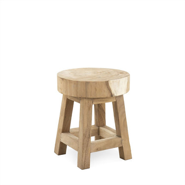 Suar krukje natuurlijk hout 38x48 cm