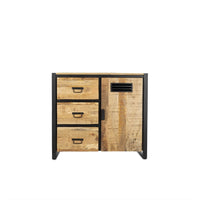 Luna dressoir mangohout 94 cm - Mooier Thuis