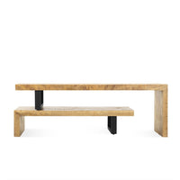 TV-meubel Kelly mangohout 140 cm - Mooier Thuis