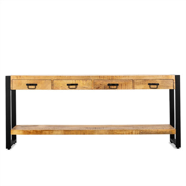 Bijzettafel Britt 180 cm mangohout naturel