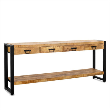 Bijzettafel Britt 180 cm mangohout naturel