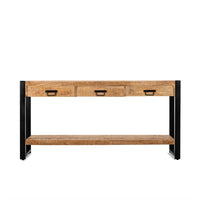 Consoletafel Britt mangohout 150 cm - Mooier Thuis