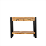 Consoletafel Britt mangohout 120 cm naturel - naturel en bruin - Mooier Thuis