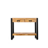 Consoletafel Britt mangohout 120 cm naturel - naturel en bruin - Mooier Thuis