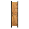 Boekenkast Britt mangohout naturel 50 cm vakkenkast - naturel en bruin - Mooier Thuis