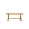 Bankje Blora Teakhout 120 cm - naturel - Mooier Thuis