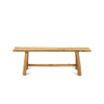 Bankje Blora teakhout 140 cm - naturel - Mooier Thuis