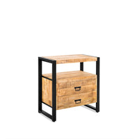 Benoa Britt ladekastje mangohout zwart 80 cm