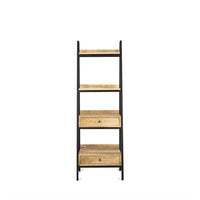Opbergrek mangohout met lades 50 cm bruin - Mooier Thuis