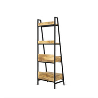 Opbergrek mangohout met lades 50 cm bruin - afbeelding 2