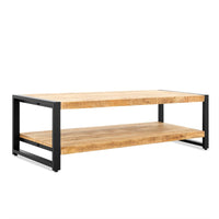 Benoa Salontafel Britt mangohout met legplank 140 cm