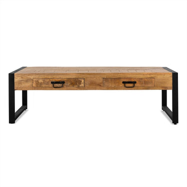 Salontafel Britt mangohout 140 cm met laden