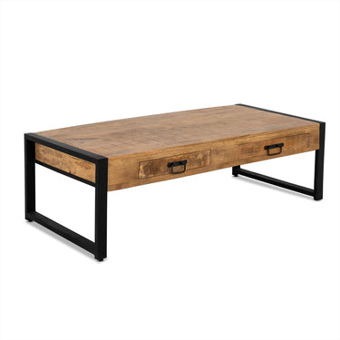 Salontafel Britt mangohout 140 cm met laden
