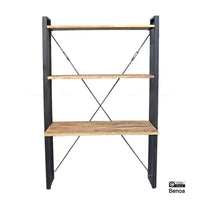 Benoa Wandtafel Bureau Britt mangohout staal 60x130 cm