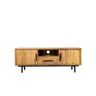 TV-meubel Jayden mangohout naturel 150 cm staande tv-meubel - naturel en bruin - Mooier Thuis