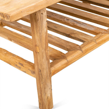 Salontafel Blora teakhout 120x60 cm