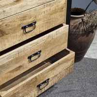Benoa Ladekast Britt mangohout 80 cm - Mooier Thuis