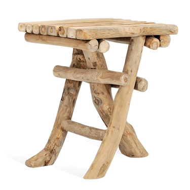 Bijzettafel Barney teakhout 30x30 cm