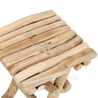 Bijzettafel Barney teakhout 30x30 cm