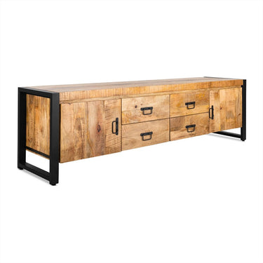 TV-meubel Britt 200 cm eiken