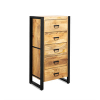 Benoa Britt ladekast 60 cm hout 5 lades