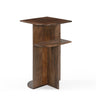 Banktafel Jade walnoot 38x70 cm bijzettafel - bruin - Mooier Thuis