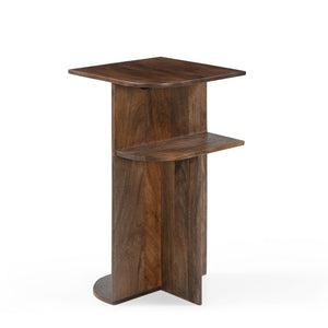 Banktafel Jade walnoot 38x70 cm