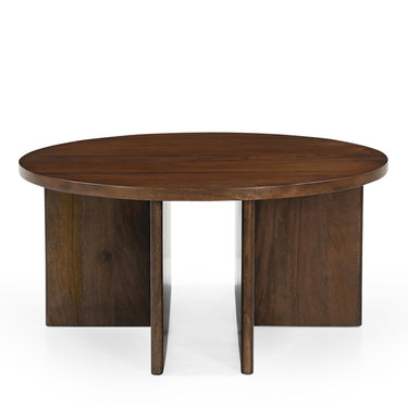 Jade koffietafel mangohout bruin 80x80 cm