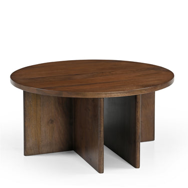 Jade koffietafel mangohout bruin 80x80 cm