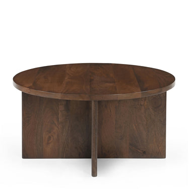 Jade koffietafel mangohout bruin 80x80 cm