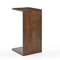 Benoa Jade bijzettafel rechthoekig bruin walnoothout 70 cm