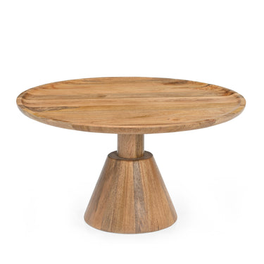 Salontafel Jade kegelvoet mangohout naturel 75 cm