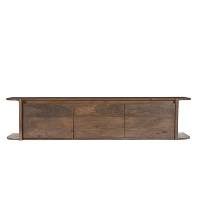 TV-Möbel Jade schwebend Mango Massivholz braun 160 cm