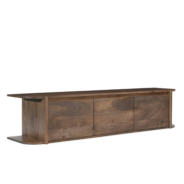 TV-meubel Jade zwevend mangohout bruin 160 cm