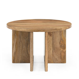 Salontafel Jade mangohout naturel 60 cm vierkant