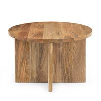 Benoa Salontafel Jade mangohout naturel 60 cm - Mooier Thuis