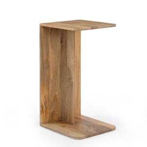Bijzettafel Jade Recht 35x40 cm Naturel Hout