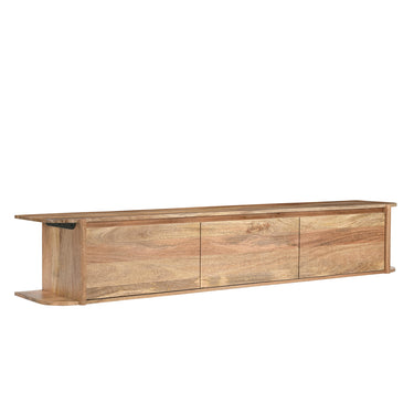 TV-meubel Jade zwevend mangohout naturel 200 cm