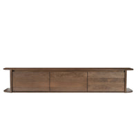 TV-meubel Jade zwevend mangohout bruin 200 cm - Mooier Thuis