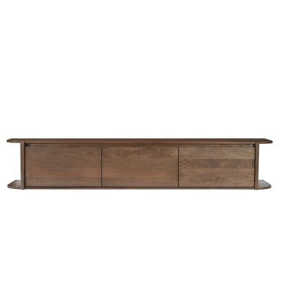 TV-Möbel Jade schwebend Mango-Holz braun 200 cm