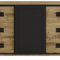 Dressoir Novelle mangohout schuifdeur 160 cm