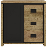 Dressoir Novelle mangohout schuifdeur 100 cm