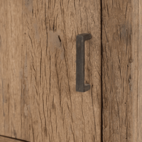 Nachtkastje Roots gerecycled hout 1 lade deur links 50 cm