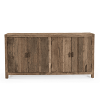 Dressoir Roots gerecycled hout 4 deuren 170 cm
