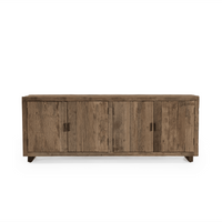 Dressoir Roots gerecycled hout 4 deuren 200 cm