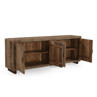 Dressoir Roots gerecycled hout 4 deuren 200 cm